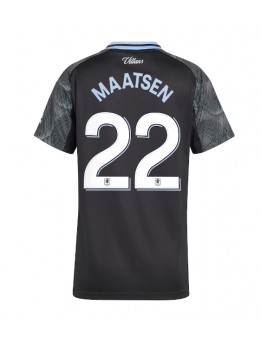 Billige Aston Villa Ian Maatsen #22 Bortedrakt Dame 2025-26 Kortermet